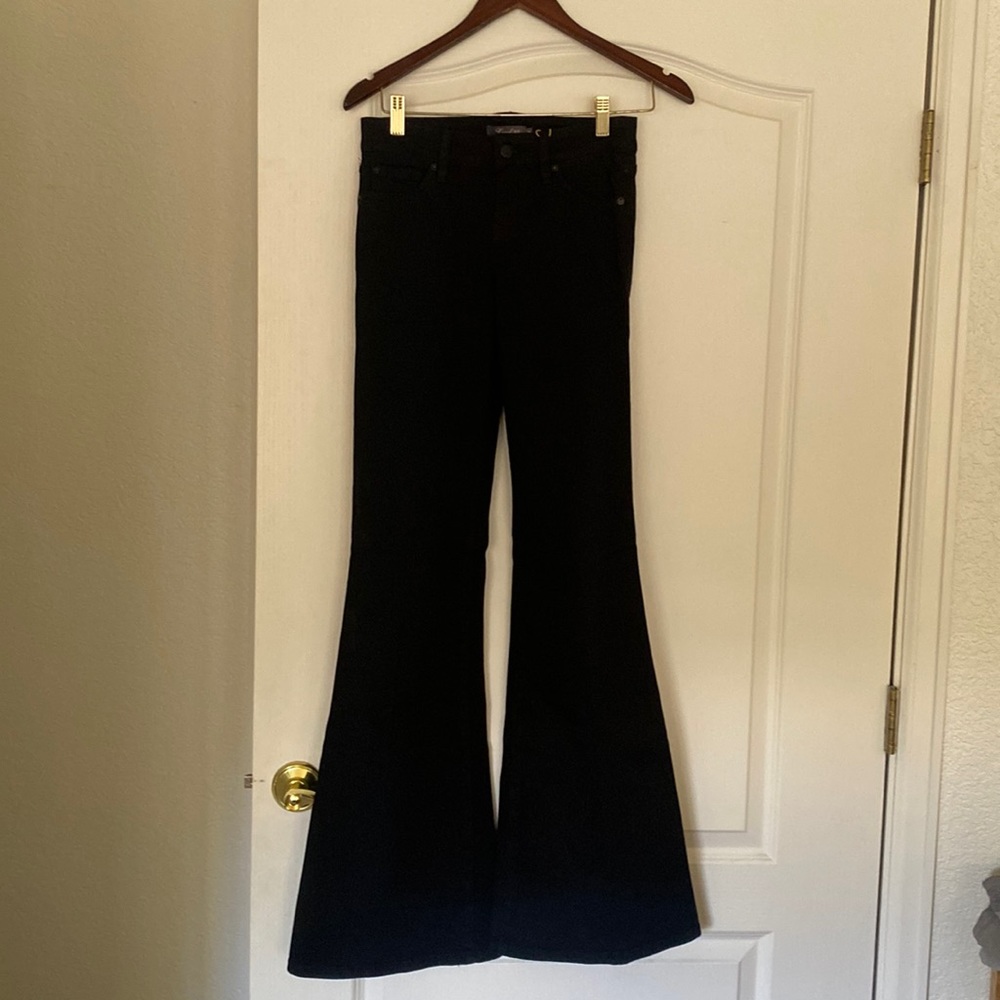 Level 99 Black “Dahlia” Flare Jeans
